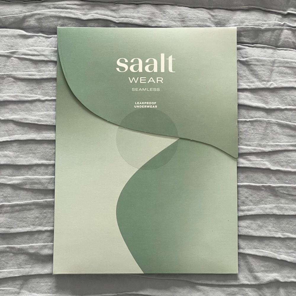 NWT UNOPENED Saalt Leakproof Seamless Period Thong Soft Sand Size Small - Picture 7 of 9